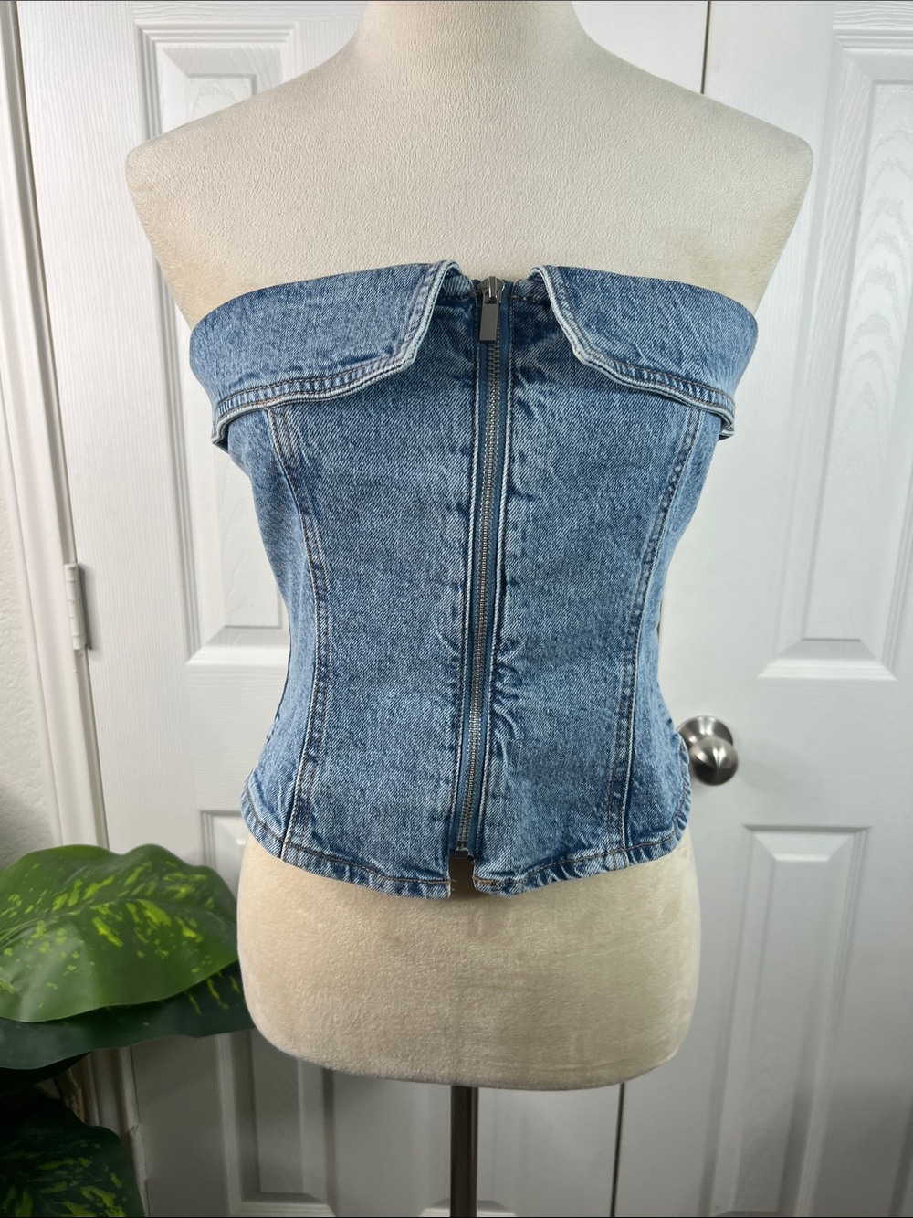 Wild Fable Denim Tube Top Size S